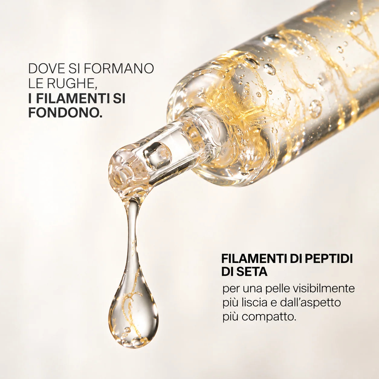 Silk peptide serum