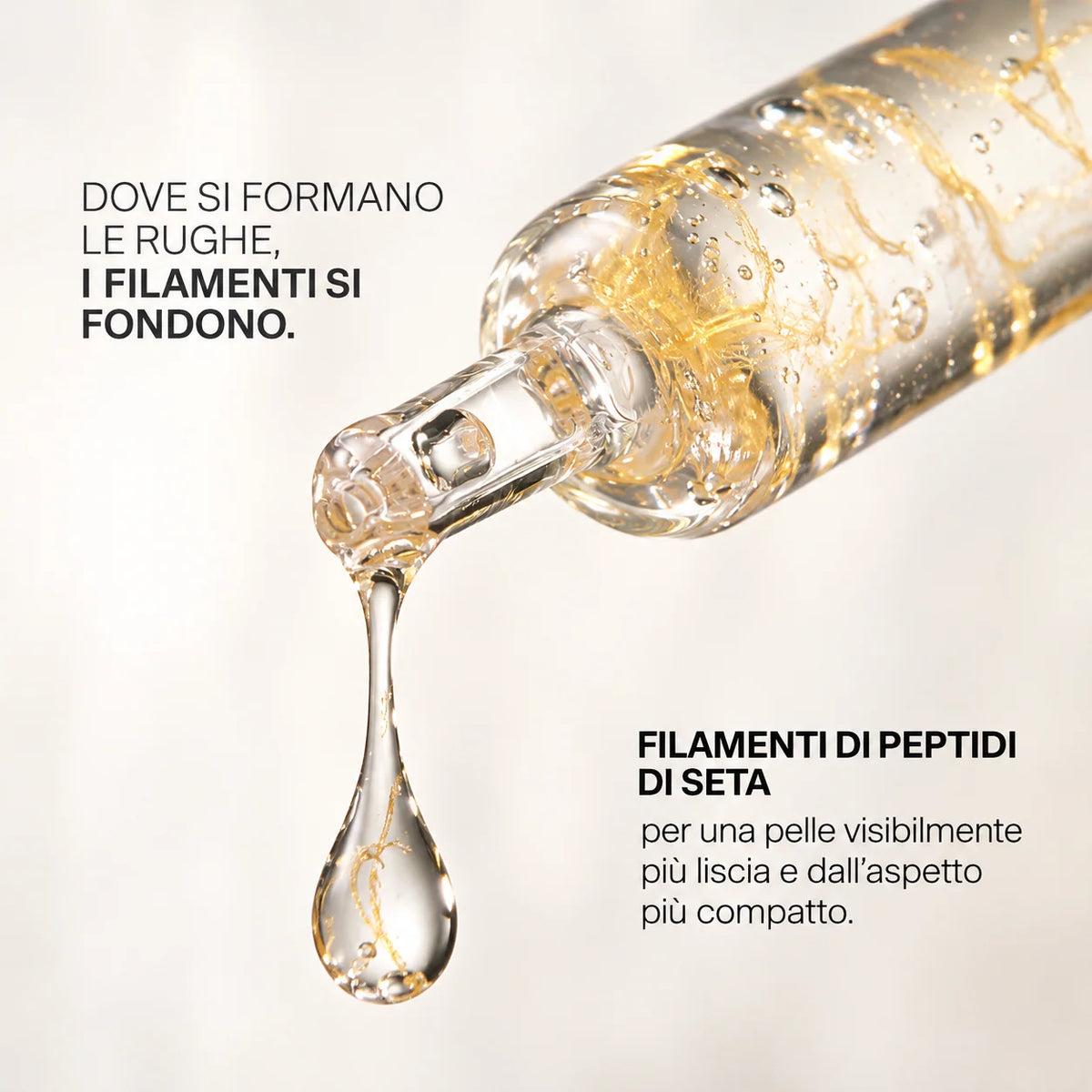Silk peptide serum