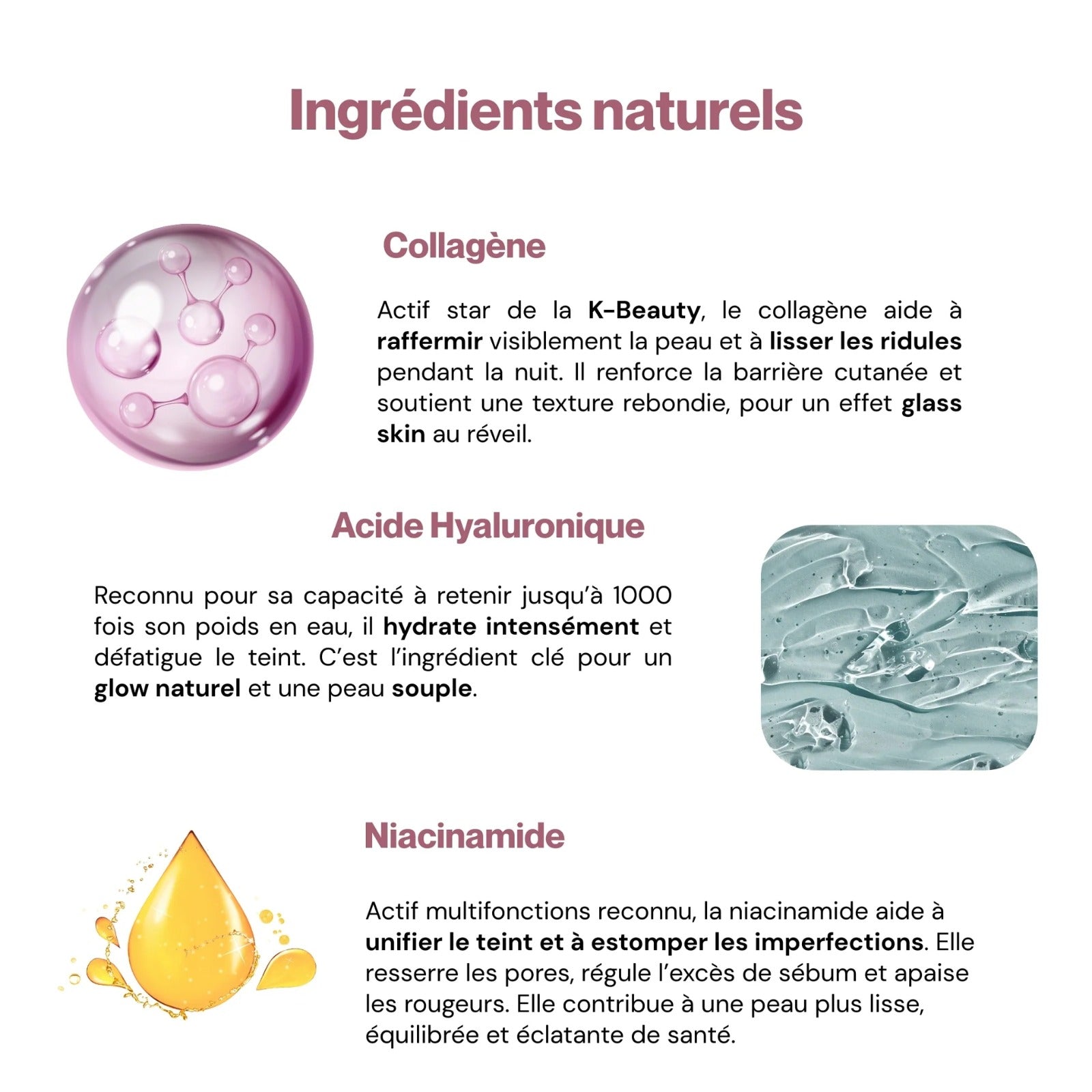 Pack 4 Masques visage BIO-COLLAGÈNE