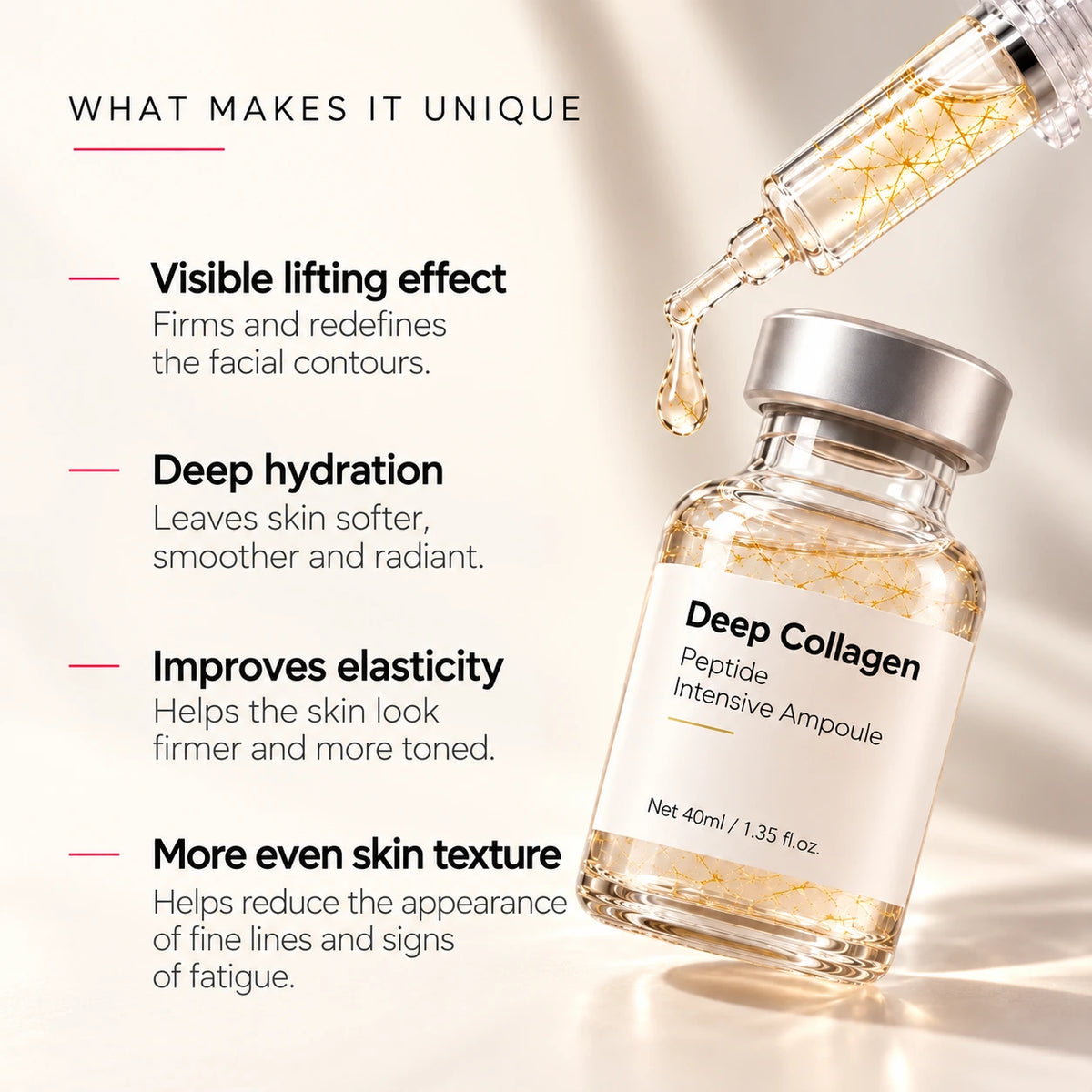 KORÉALYS Silk Peptide Lifting Serum