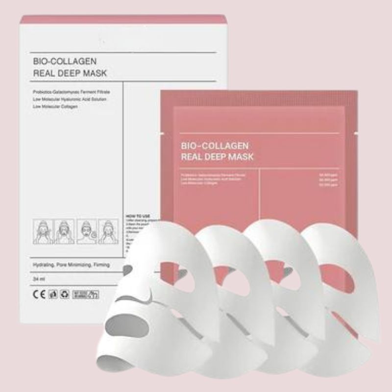 Pack 4 Masques visage BIO-COLLAGÈNE